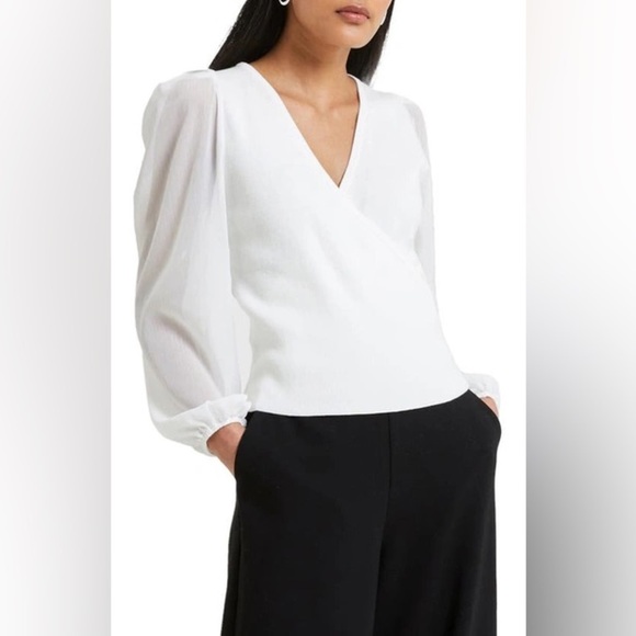 NWT - French Connection Mozart Melody Mix Long Sleeve - Size S - Picture 2 of 6